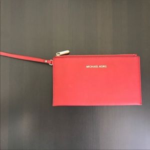 Michael Kors Leather Clutch